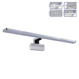TREMOLO PLUS koupelnové nástěnné svítidlo LED 12W 1310lm 3000K/4000K CCT 78cm IP44, chromové