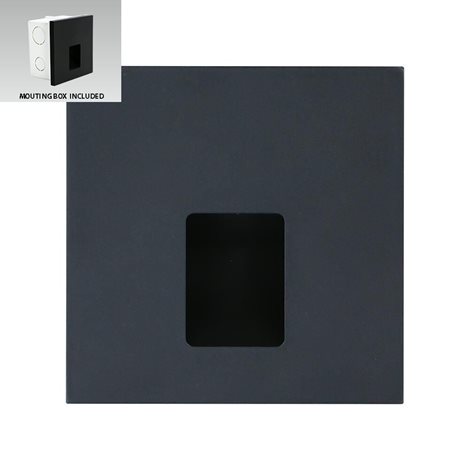 STEP LIGHT VIX S schodišťové svítidlo LED 1W 50lm 4000K 8,7cm IP20, černé