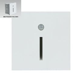 STEP LIGHT LINE S schodišťové svítidlo se senzorem LED 1W 20lm 4000K 8,7cm IP20, bílé