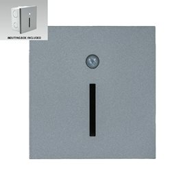 STEP LIGHT LINE S schodišťové svítidlo se senzorem LED 1W 20lm 4000K 8,7cm IP20, tmavě šedé