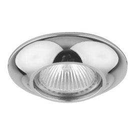 DOWNLIGHT podhledové svítidlo 1x GU10 50W bez zdroje 9cm kulaté IP20, chromové