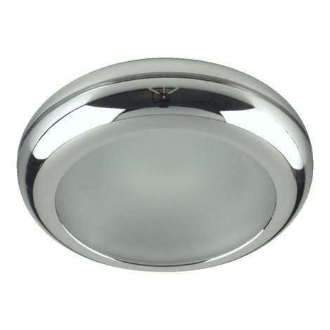 DOWNLIGHT podhledové svítidlo 1x GU10 50W bez zdroje 8,5cm kulaté IP65, chromové