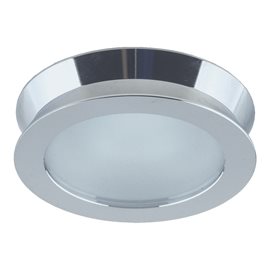 DOWNLIGHT podhledové svítidlo 1x GU10 50W bez zdroje 8,5cm kulaté IP54, chromové