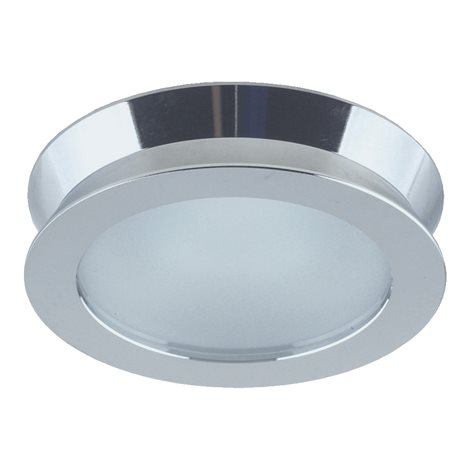 DOWNLIGHT podhledové svítidlo 1x GU10 50W bez zdroje 8,5cm kulaté IP54, chromové