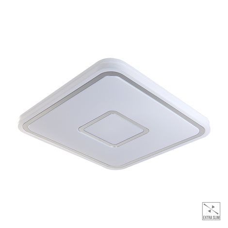 MOZAN stropní svítidlo LED 33W 2650lm 4000K 43cm hranaté IP20, bílé  1