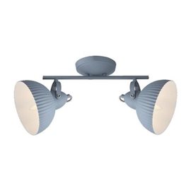 ORFEUS přisazené svítidlo 2x E14 40W bez zdroje 45cm IP20, šedá / bílá