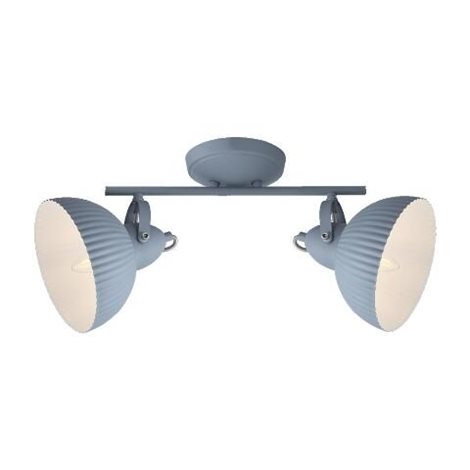 ORFEUS přisazené svítidlo 2x E14 40W bez zdroje 45cm IP20, šedá / bílá