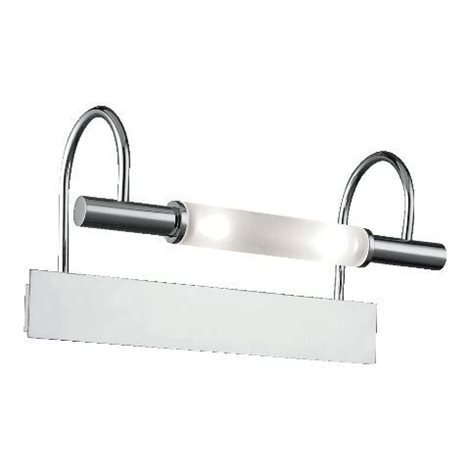 VISTA II koupelnové nástěnné svítidlo 2x G9 28W bez zdroje 31cm IP44, lesklý chrom