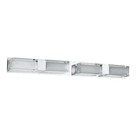 CASIUS nástěnné svítidlo 4x G9 33W bez zdroje 53cm IP20, chromové