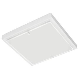 ZOBRA přisazené svítidlo 4x E27 60W bez zdroje 49cm hranaté IP20, bílé