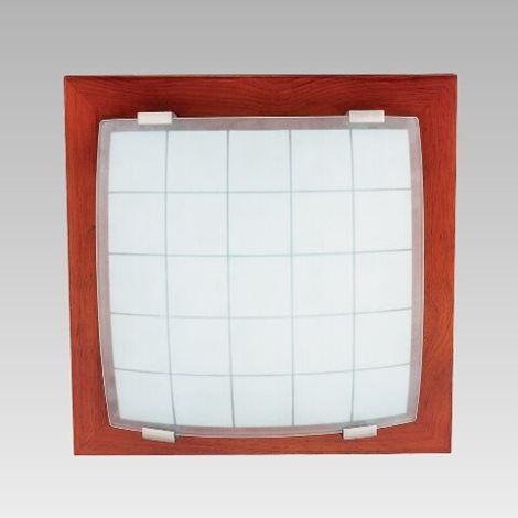 GEOMETRICA přisazené svítidlo 1x E27 60W bez zdroje 30cm IP20, třešňové dřevo