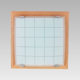 GEOMETRICA přisazené svítidlo 1x E27 60W bez zdroje 30cm IP20, světlé dřevo