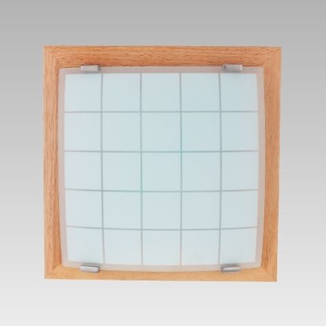 GEOMETRICA přisazené svítidlo 1x E27 60W bez zdroje 30cm IP20, světlé dřevo