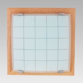 GEOMETRICA přisazené svítidlo 2x E27 60W bez zdroje 35cm IP20, světlé dřevo