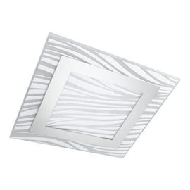 EPSYLON stropní svítidlo 2x E27 60W bez zdroje hranaté 40cm IP20,  chromové
