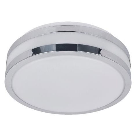 NORD koupelnové stropní svítidlo 2x E27 60W bez zdroje 28,5cm kulaté IP44, chromové