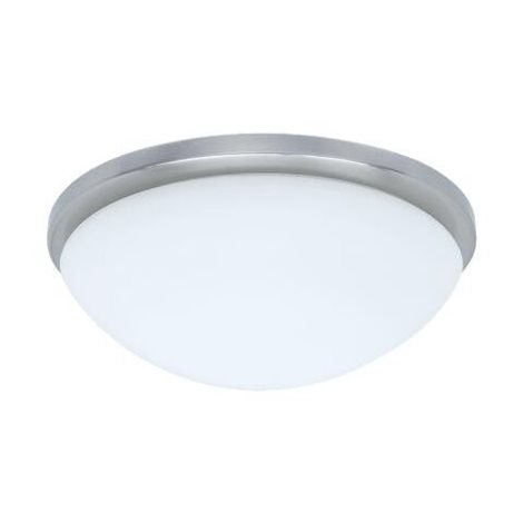 PERI stropní svítidlo 1x E27 60W bez zdroje 23cm IP20, saténový nikl
