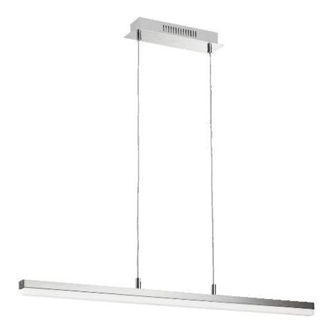 BLUM závěsné svítidlo LED 28W 1800lm 3000K 88cm IP20, saténový nikl