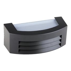 TERST venkovní nástěnné svítidlo 1x E27 60W bez zdroje 28,5cm IP44, tmavě šedé