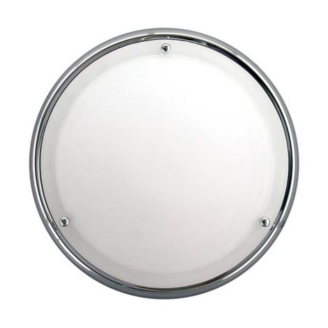 NEPTUN přisazené svítidlo 1x E27 60W bez zdroje 30cm kulaté IP20, chromové 1