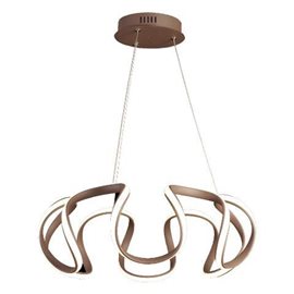 PASSO závěsné svítidlo LED 38W 2520lm 3000K 56cm IP20, hnědé
