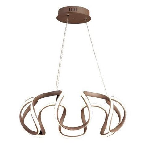 PASSO závěsné svítidlo LED 38W 2520lm 3000K 56cm IP20, hnědé 1