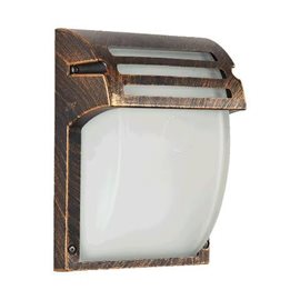 AMALFI venkovní nástěnné svítidlo 1x E27 60W bez zdroje IP44, mosaz patina