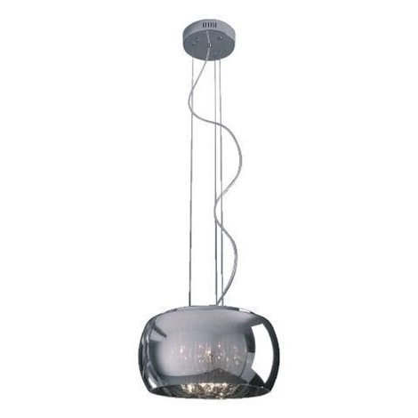 SPHERA závěsné svítidlo 5x G9 33W bez zdroje 40cm IP20, chromové