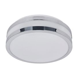 NORD koupelnové stropní svítidlo 2x E27 60W bez zdroje 25cm kulaté IP44, chromové