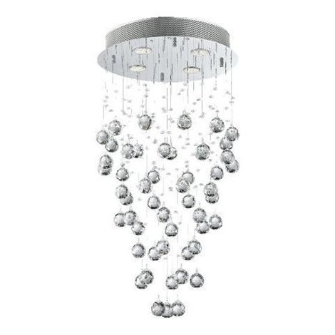 NORR závěsné svítidlo 4x GU10 50W bez zdroje 40cm IP20, chromové