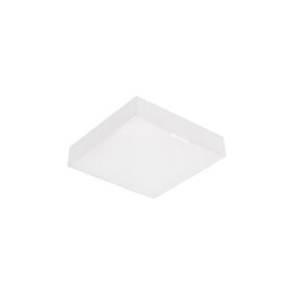 CANTO přisazený panel LED 10W 800lm 4000K 12,5cm hranatý IP20, bílý