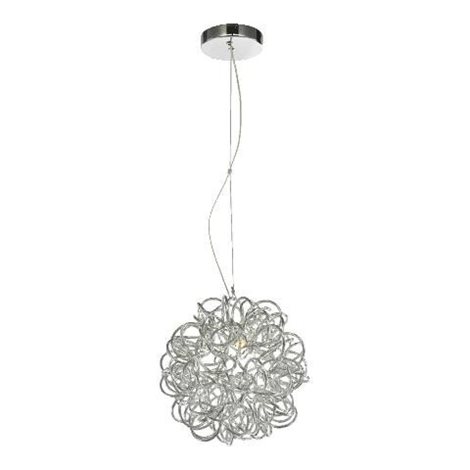 WIRED závěsné svítidlo 1x G9 33W bez zdroje 25cm IP20, hliník/chrom