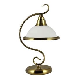 VIOLA stolní lampa 1x E14 40W bez zdroje 39cm IP20, zlatá mosaz
