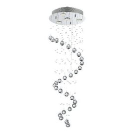 COIL závěsné svítidlo 4x GU10 50W bez zdroje 35cm IP20, chromové