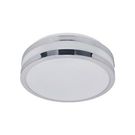 NORD koupelnové stropní svítidlo 1x E27 60W bez zdroje 19,5cm kulaté IP44, chromové