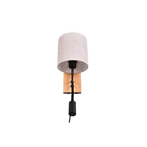 212879236 NILAM nástěnné svítidlo s vypínačem 1x28W + 1x3,1W 310lm 3000K LED přírodní dřevo, bílá 5