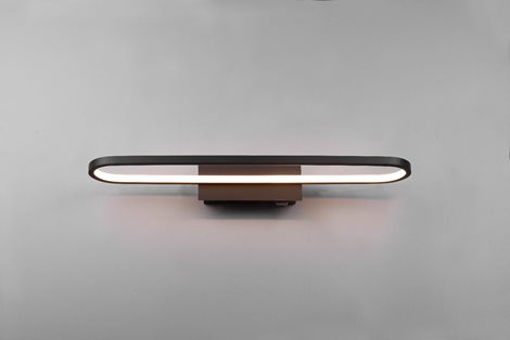 283779132 LED nástěnné svítidlo Gianni 1x22W 2700lm 3000K IP44 - vypínač na těle, černá 5
