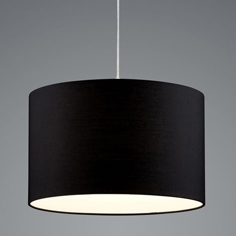 303300102 Trio Hotel, závěsné svítidlo z černého textilu, 1x60W E27, prům. 40cm 4