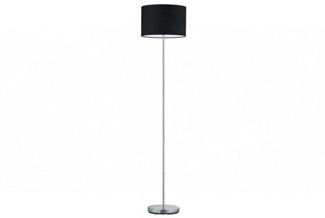 401100102 Trio Hotel, stojací lampa z černého textilu, 1x60W E27, výška 160cm 1