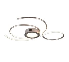 TRIO JIVE SVÍTIDLO STROPNÍ LED 48W 5600lm 2700-6000K, matný nikl
