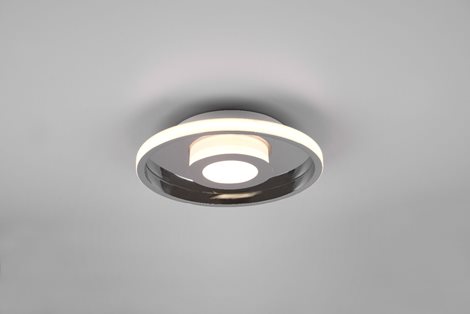 680810306 LED stropní svítidlo Ascari 1x28W 3200lm 3000K IP44 - 3 fázové stmívání, chrom 1