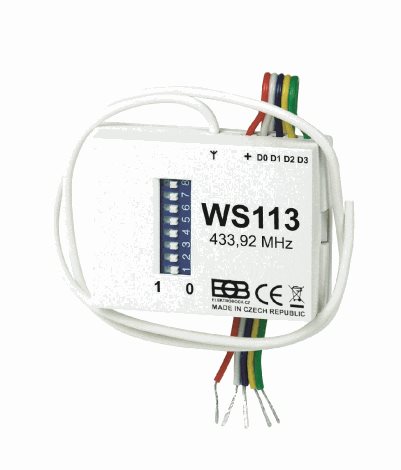 WS113 Univerzální vysílač pod vypínač 1