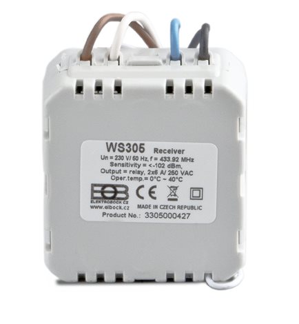 WS305 Přijímač pro ovládání žaluzií 3