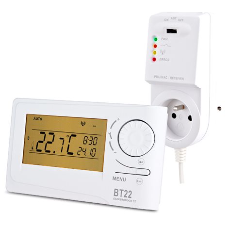 BPT22 (BT22) Bezdrátový termostat 1