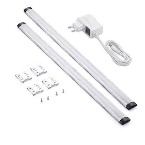 WO216 LED dotykové podlinkové a nábytkové svítidlo stmívatelné, 2x5W, 4100K,2x50cm 1