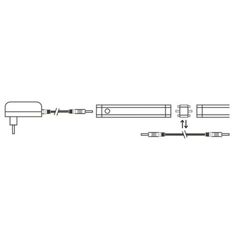 WO216 LED dotykové podlinkové a nábytkové svítidlo stmívatelné, 2x5W, 4100K,2x50cm 5