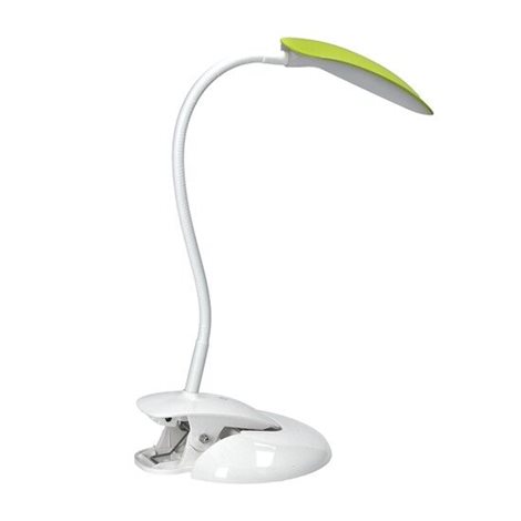 WO42 LED stmívatelná lampička 2v1, podstavec i klip, 5W 4000K, 3 barevné kryty 3