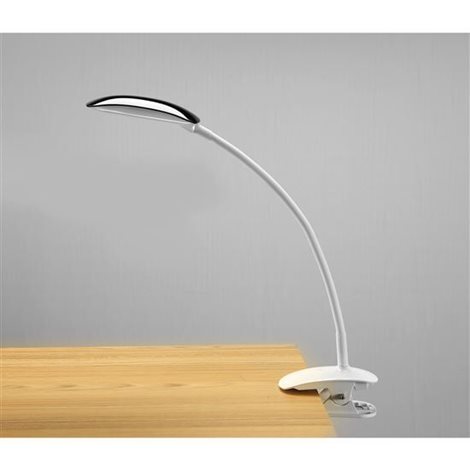 WO42 LED stmívatelná lampička 2v1, podstavec i klip, 5W 4000K, 3 barevné kryty 4