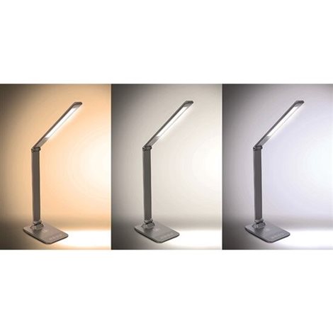 WO55-G LED stmívatelná lampička s bezdrátovým nabíjením,  10W, změna chromatičnosti, šedá 8