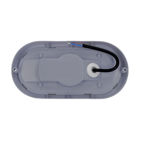 WO744-G LED venkovní osvětlení oválné, 13W, 910lm, 4000K, IP54, 21cm, šedá barva 5